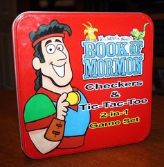 Val Chadwick Bagley’s Book of Mormon Checkers & Tic Tac Toe 2 in 1 Game Set-2008