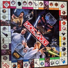 Monopoly Star Wars Saga Edition Board Game 2005 Complete Set