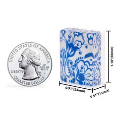 Yellow Mountain Imports American Mahjong 21.1 x 10.2 x 2.8 inches, Off-white