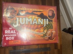 Jumanji the Game Real Wooden Box Edition of the Classic Adventure Board Game