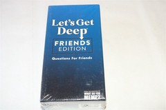 LET’S GET DEEP – Friends Edition – Questions For Friends Party Game NEW/SEALED