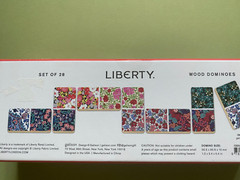 NEW Anthropologie Home Liberty London Domino Set Wood Floral