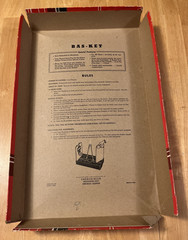 Vintage 1950s Cadaco Ellis Basketball Bas-ket Basket Action Board Game