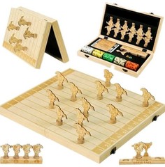 Horse Race Board Game, Magnetic Horse Racing Game with 100 Chips
