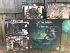 MYTHIC BATTLES: PANTHEON All-In TYPHON BUNDLE Game w/1.5 Upgrade Pack 2017 *NEW*