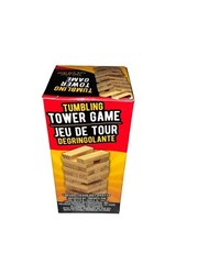 New/Sealed-Mini Tumbling Tower Game-36 Wood Blocks-4-1/2″ Tall