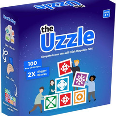 The Uzzle 3.0 Board Game Family Block Puzzle Game for Kids & Adults Ages 4+