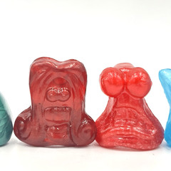 Lot of ORIGINAL 1996 Mixed color Metallic Toothpaste Gogos Crazy Bones