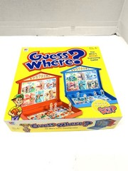 Guess Where The Who’s Where Guessing Game Milton Bradley 2004 Complete