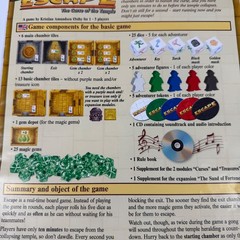 The Curse of the Temple Queen Games Incomplete Missing Dice & Timer