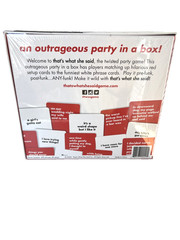That’s What She Said Game -The Hilariously Twisted Party Game Adults Only Sealed