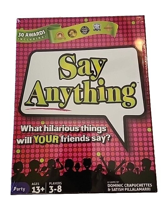 Say Anything NorthStar Party Game Ages 13 and up 3 to 8 Players 30 Min Playtime