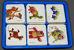 Toy Story 3 & Cars 2 Disney Pixar Memory Games Hasbro Almost Complete Cards Only