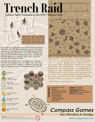 Compass Games Trench Raid: Solitaire Patrol Command on the WW1 Western Front