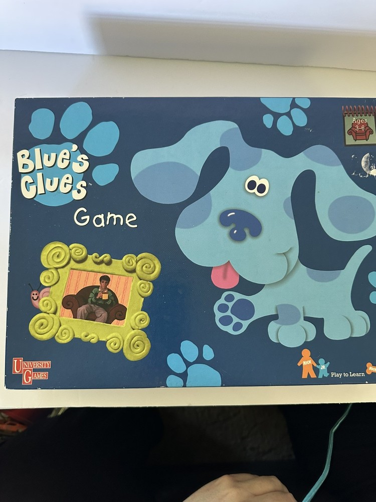 The All New Blue’s Clues Board Game Preschool Age 3-6 Complete