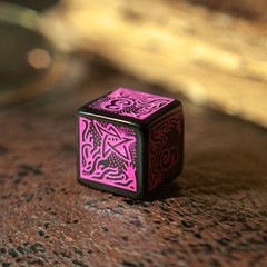 Call of Cthulhu 7th Ed Black Magenta RPG Dice Set Q-Workshop