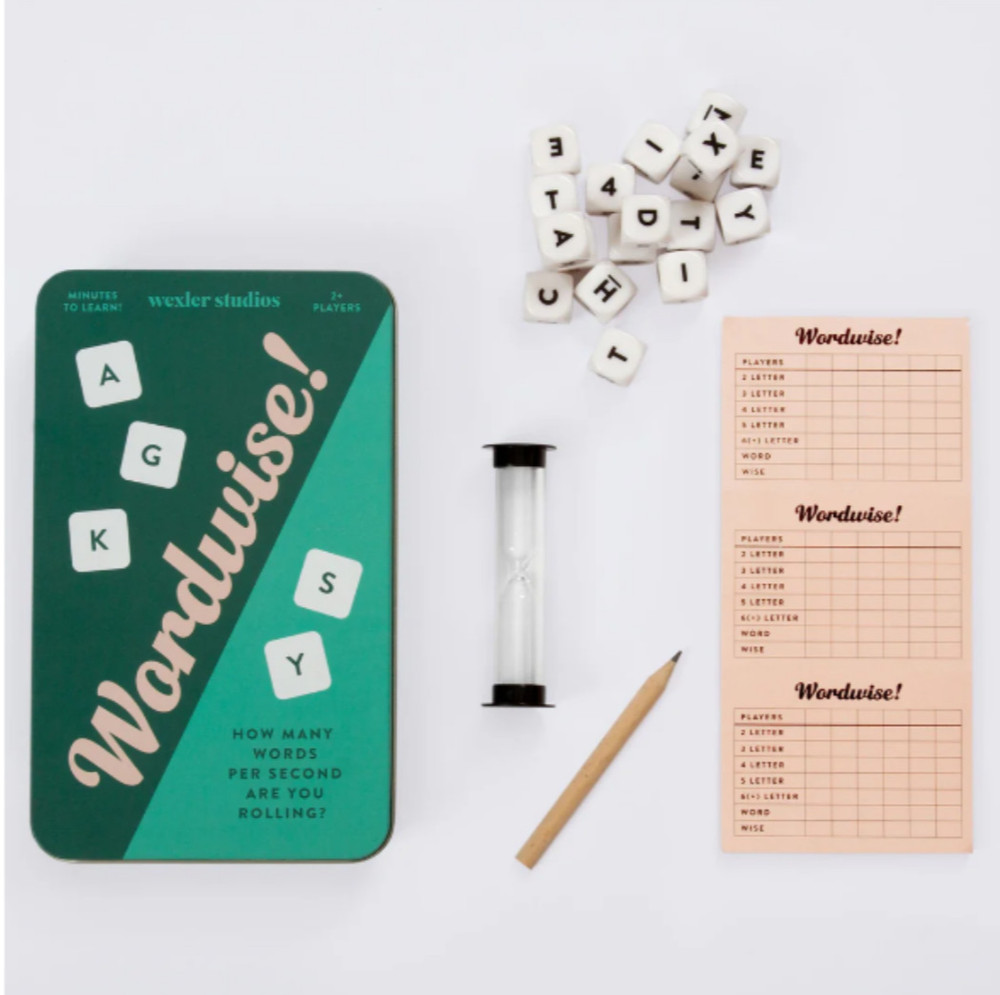 Wordwise Dice Game Vocabulary Party Game Adult Family Game Night Tin Ages 8+