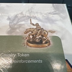 SEALED Risk The Game of Global Domination Golden Cavalry Token 2003 Brand New