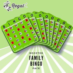 Compact and Reusable Bingo Cards Set – Large Print for Enjoyable Family Nights