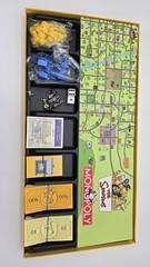 The Simpsons Monopoly Game Welcome To Springfield 2001 Complete Vtg Family Game