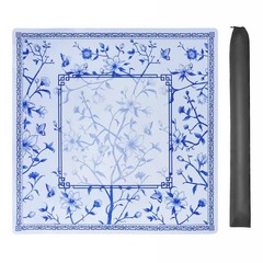 Jongyance Large Blue Printed Mahjong Mat 31.5 x x 0.08 inches,