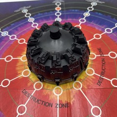 Vintage 1978 Milton Bradley Laser Attack Board Game TESTED Complete No Manual