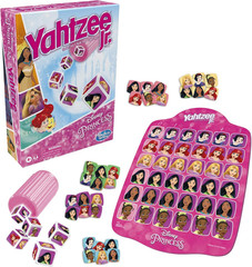Yahtzee Jr.: Disney Princess Edition Board Game for Kids Ages 4 and Up, for 2-4