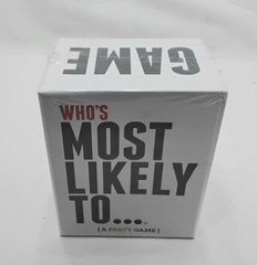 Who’s Most Likely to… A Party Game  2014 Card Game New In Box Still Sealed