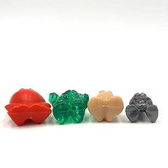 4 Different Classic Eggys Gogos Crazy Bones 1996 Super Eggy Mega Mutant