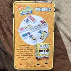 SpongeBob SquarePants Domino Set 28 Piece, 2009 Cardinal Games Edition