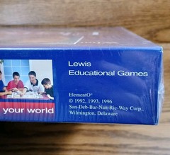 New Sealed! ElementO Periodic Table Learning Educational Board Game Science 1996