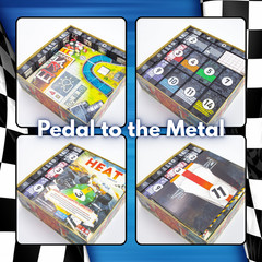 Heat Pedal to the Metal Organizer Insert Fits Base Game + Expansions Storage Box