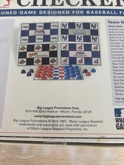MLB Yankees vs Mets Checkers Game 1997 Subway Series Big League NIB Vintage