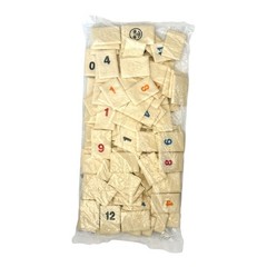 Rummikub Complete Tile Set 106 Engraved Back Smooth Number NEW Factory Sealed