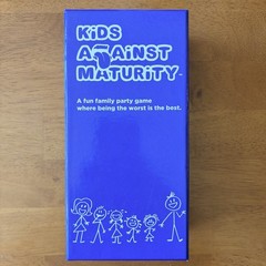 Kids Against Maturity Card Game Family Entertainment Ages 10+ 4+ Players