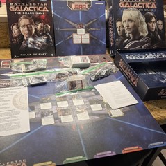 Battlestar Galactica: The Board Game Partial Pegasus Expansion Pack & Some Base