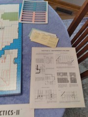 Vintage 1961 Avalon Hill Tactics II Realistic War Board Game All Original Rare