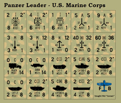 Panzer Leader (’74) US Marines Counters