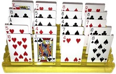 Playing Cards Plastic Holder 2 Racks Hands Free Hand & Foot Super Samba Bridge