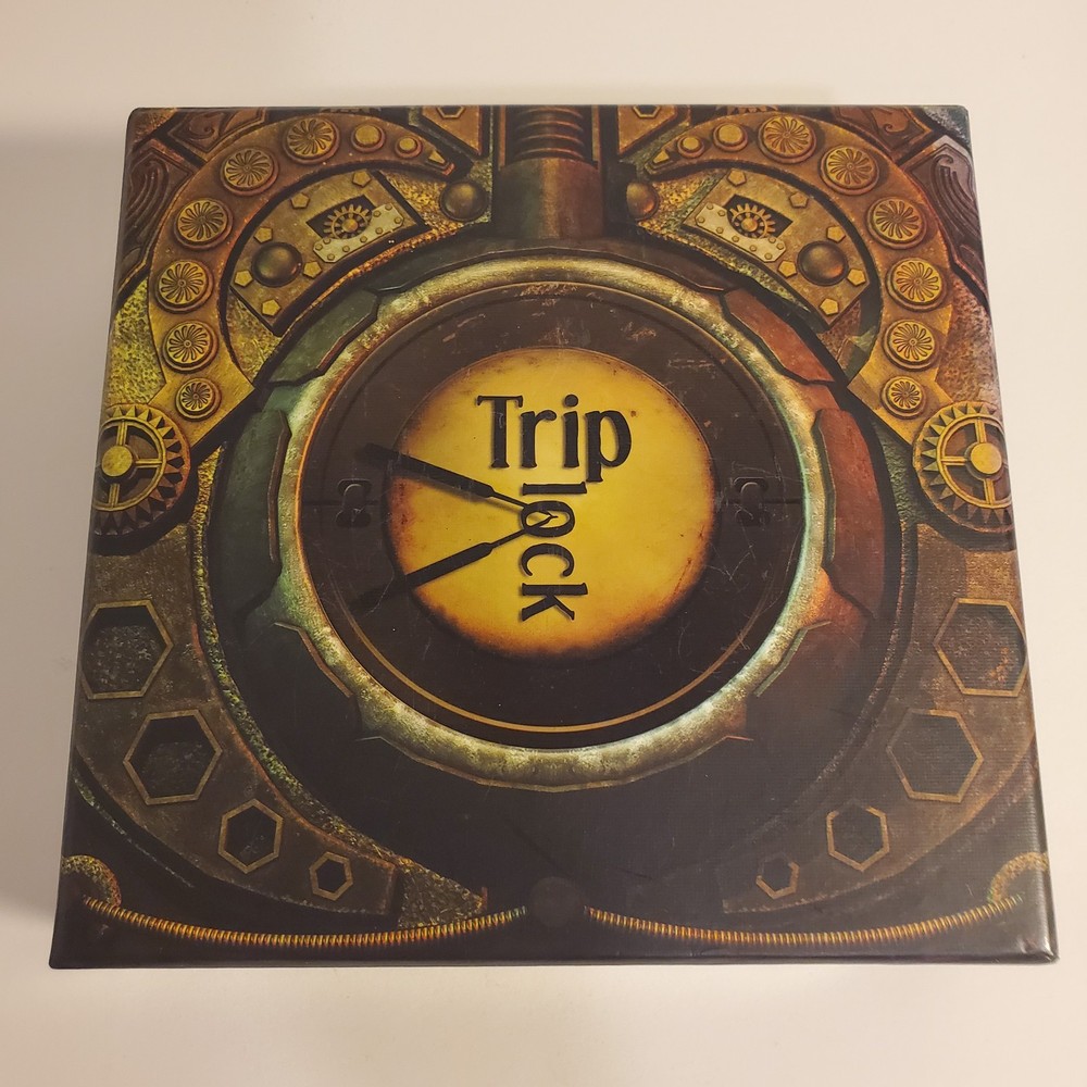Triplock Chip Theory Games Complete Opened Unplayed Strategy Board Game
