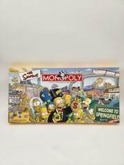 The SIMPSONS Monopoly “Welcome To Springfield” Board Game 2001 100% Complete