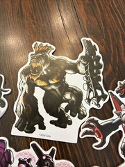 King Of Tokyo: Dark Edition / 4 Cardboard Figures / Official Game Pieces