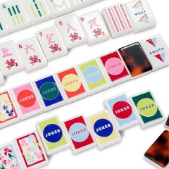 Premium American Mahjong Set 160pcs – Multicolor Pop