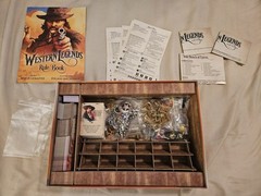 Kolossal Games Western Legends Board Game + Ante Up & Blood Money, + Playmat
