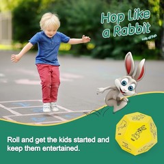 Premkid Kids Exercise Foam Dice Set for Indoor Outdoor Fun Learning Games