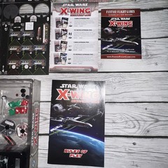 Star Wars X-Wing Miniatures Board Game Tactical Space Combat Core Set COMPLETE!