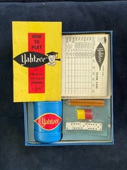 Vintage 1973 Original Yahtzee Dice Family Board Strategy Game E.S. Lowe Co #950