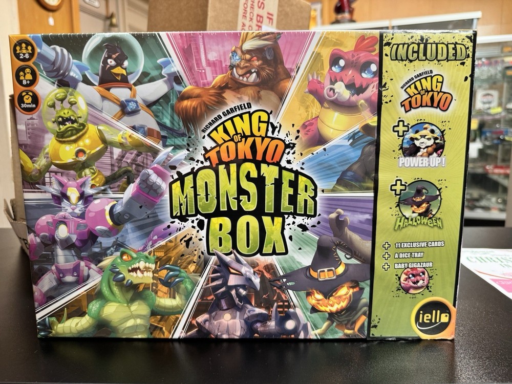 King of Tokyo: Monster Box New With Shrink Exclusive Cards Inside Free Shipping