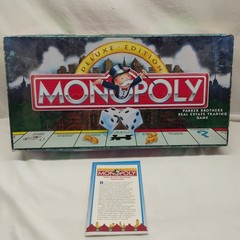 Monopoly Deluxe Edition 1995 Instructions Manual GUC