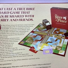 Bible Board Game The Way Of Peace Educational 12 Years And Up 2-6 Players& Teams